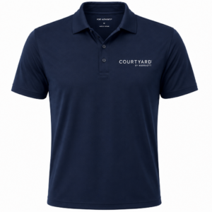 Courtyard Jersey Polo Navy