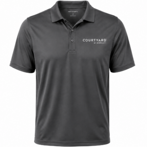 Courtyard Performance Polo Graphite