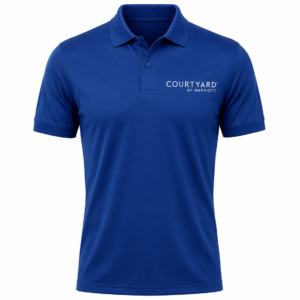Courtyard Performance Polo Royal Blue