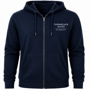 TownePlace Zip-Up Hoodie Navy Blue