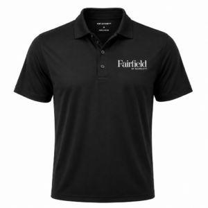 Fairfield Jersey Polo Black