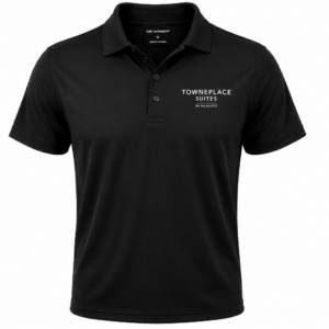 TownePlace Jersey Polo Black