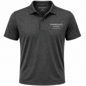 TownePlace Jersey Polo Dark Heather