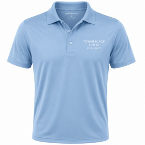 TownePlace Jersey Polo Light Blue
