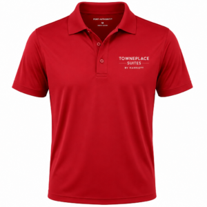 TownePlace Jersey Polo Red